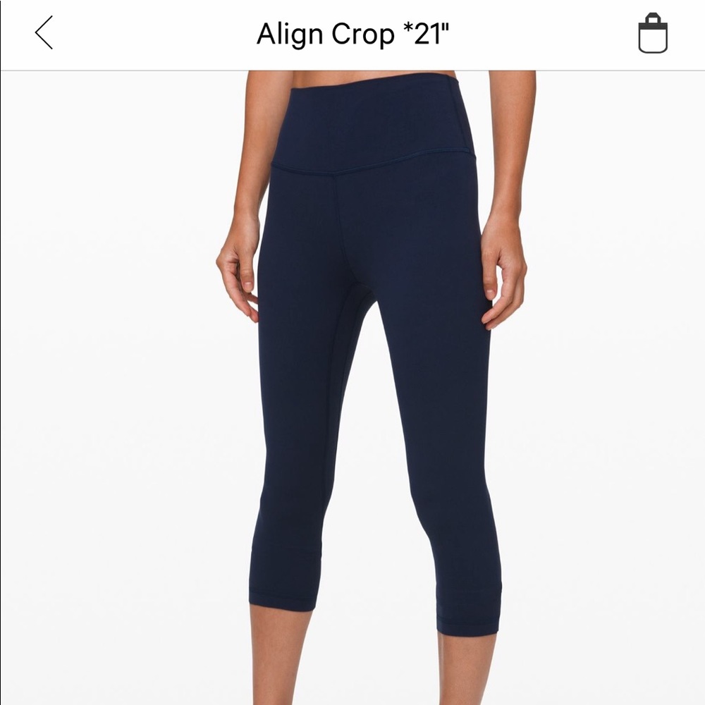 Lululemon Align 21’ Crop